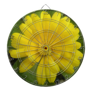 Hright Yellow Marigold Dart Board Dartscheibe
