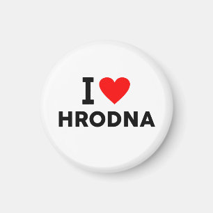 Hrodna Belarus Liebesstadt Herz wie Reise Magnet