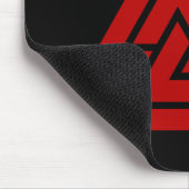 Hrungnirs Herz (Rot u. Schwarzes) Mousepad (Ecke)