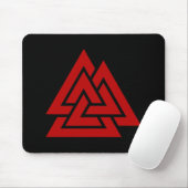 Hrungnirs Herz (Rot u. Schwarzes) Mousepad (Mit Mouse)