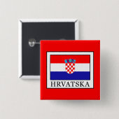 Hrvatska Button (Vorne & Hinten)