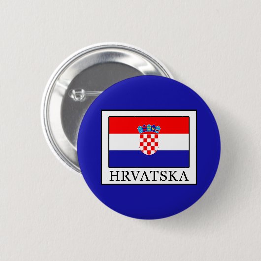 Hrvatska Button (Vorne & Hinten)