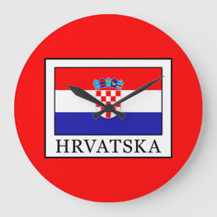 Hrvatska Große Wanduhr