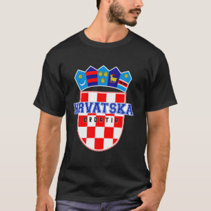 Hrvatska, Kroatien, Hrvatska zastava, Kroatische P T-Shirt
