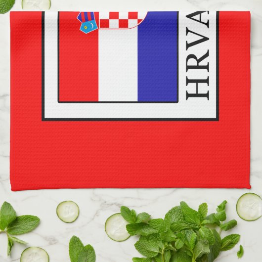 Hrvatska Küchentuch (Gefaltet)