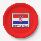 Hrvatska Pappteller (Vorderseite)