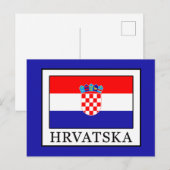 Hrvatska Postkarte (Vorne/Hinten)