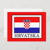 Hrvatska Postkarte (Vorne/Hinten)