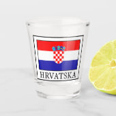 Hrvatska Schnapsglas (Vorderseite)