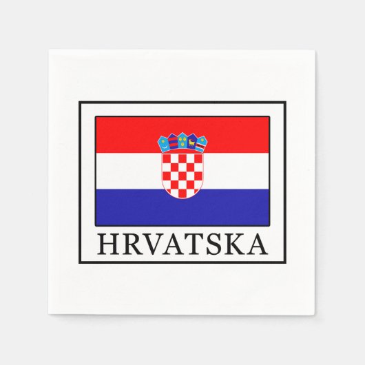 Hrvatska Serviette (Vorderseite)