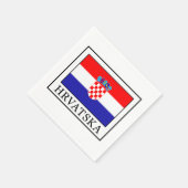 Hrvatska Serviette (Ecke)