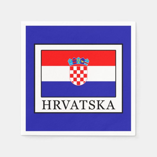 Hrvatska Serviette (Vorderseite)
