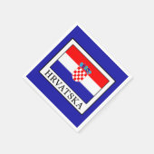 Hrvatska Serviette (Ecke)