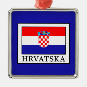 Hrvatska Silbernes Ornament