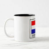 Hrvatska Zweifarbige Tasse (Links)
