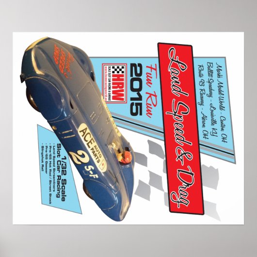 HRW 2015 Land Speed & Drag Poster (Vorne)