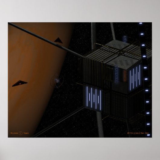 HS 731.2-506.2 Mars Base Poster (Vorne)