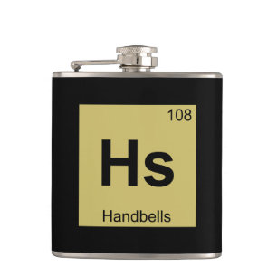 Hs - Handglocken Percussion Chemie Periodensystem Flachmann