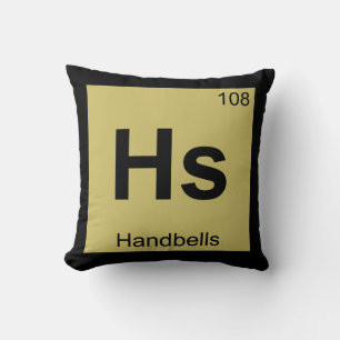 Hs - Schlagzeug Chemische Chemie - Periodische Tab Kissen