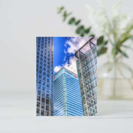 HSBC Tower London Postkarte (Stehend Vorderseite)