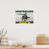 HSC-8-Nachtballer Poster (Küche)