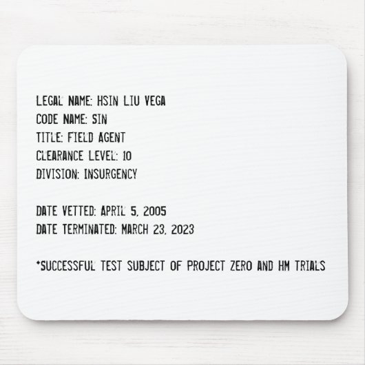 Hsin-Dateien Mousepad (Vorne)