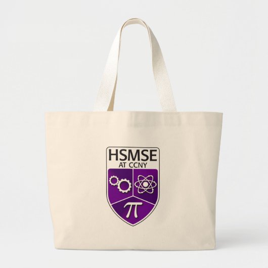 HSMSE Natural Tote Bag Jumbo Stoffbeutel (Vorne)