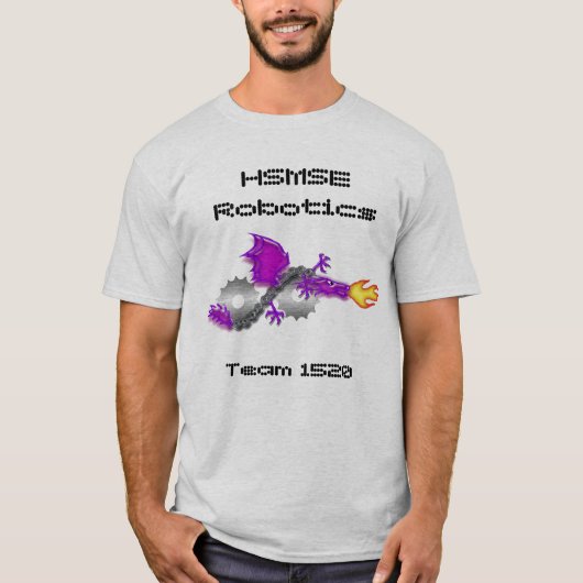 HSMSE Robotik - besonders angefertigt T-Shirt (Vorderseite)