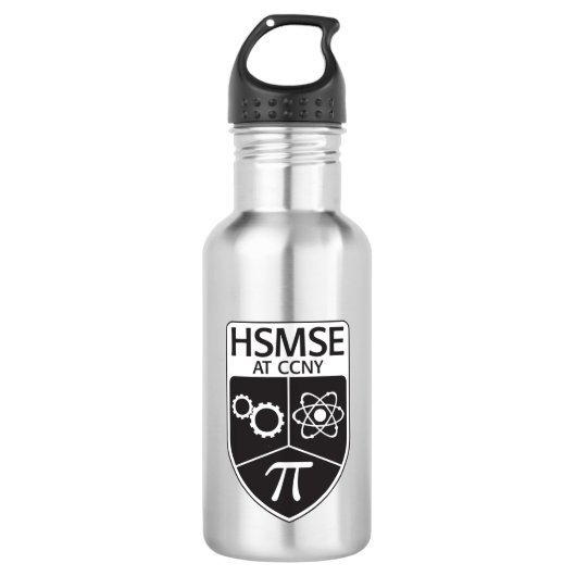 HSMSE Wasserflasche aus Edelstahl (Vorderseite)