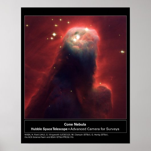 HST Cone Nebula Poster (Vorne)
