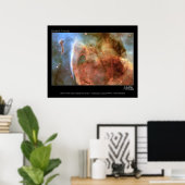 HST Keyhole Nebula Poster (Heimbüro)