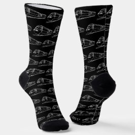 HST Loco Modern Diesel Lokomotive Train auf schwar Socken