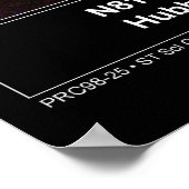 HST N81 in der Small Magellanic Cloud Poster (Ecke)