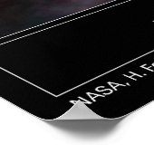 HST Omega Nebula M17 Poster (Ecke)