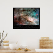 HST Omega Nebula M17 Poster (Küche)