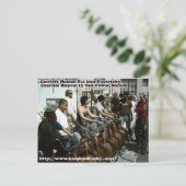 HSU-Fahrrad 12 Volt Power Station Postkarte (Stehend Vorderseite)