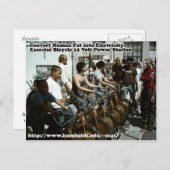 HSU-Fahrrad 12 Volt Power Station Postkarte (Vorne/Hinten)