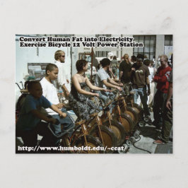 HSU-Fahrrad 12 Volt Power Station Postkarte