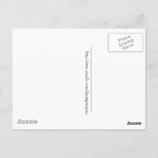 Hsu Wei Bamboo Postkarte (Rückseite)