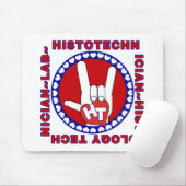 HT HISTOTECHNICIAN HISTOLOGY TECH LIEBE LOGO ASL MOUSEPAD (Mit Mouse)