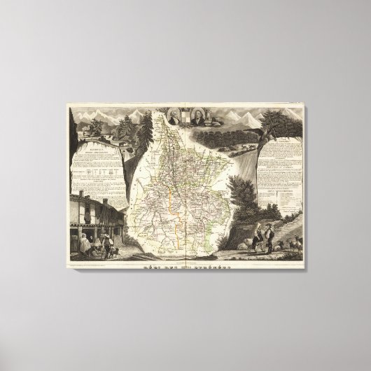 HT Pyrenäen Leinwanddruck (Vorderseite)