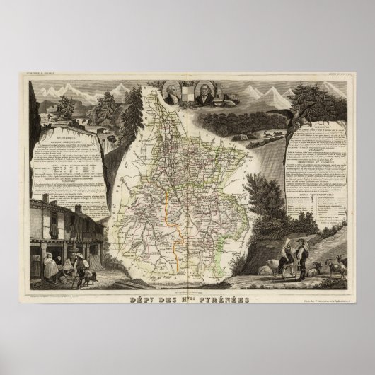 HT Pyrenäen Poster (Vorne)