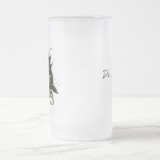 Ht-Schädel der Spaten-FarbTasse - Dr. Vendetta Mattglas Bierglas (Mittel)