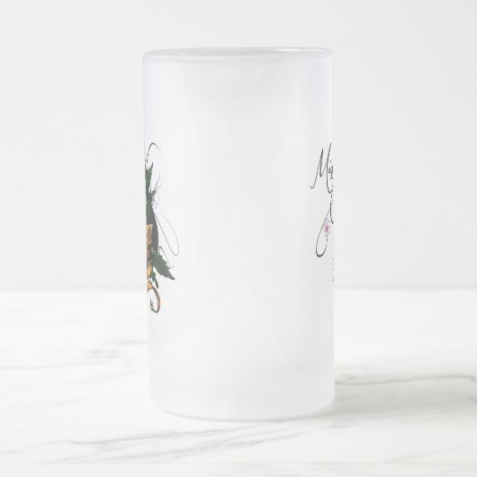 Ht-Schädel der Spaten-Tasse - Blüte Mattglas Bierglas (Mittel)