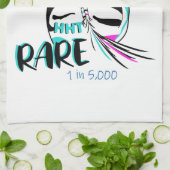 HT Seltene Erkrankung Zebra Handtuch (Gefaltet)