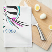 HT Seltene Erkrankung Zebra Handtuch (Viertel Falte)