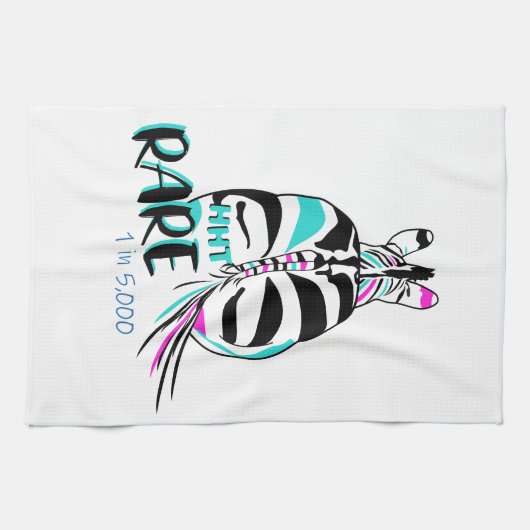 HT Seltene Erkrankung Zebra Handtuch (Horizontal)