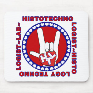 HTC HISTOTECHNOLOGIST SPECIALIST LOGO SQUARE LABRA MOUSEPAD
