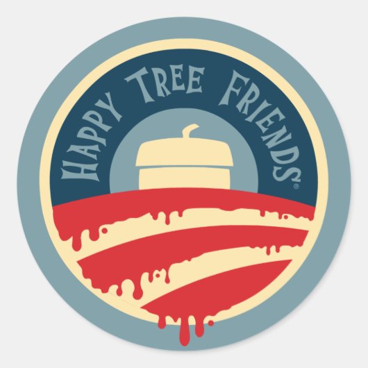 HTF Oh-BAM! Runder Aufkleber (Vorderseite)