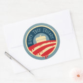 HTF Oh-BAM! Runder Aufkleber (Umschlag)